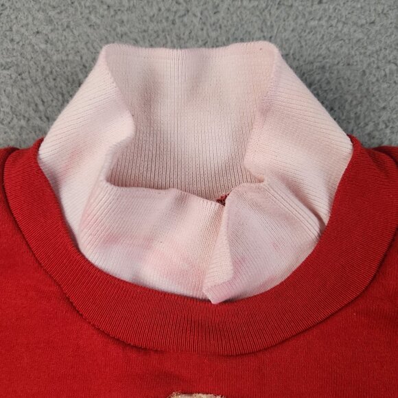 VTG Angel Christmas Sweatshirt Extra Large Embroidered Sweater 90's Grannycore - Picture 5 of 12